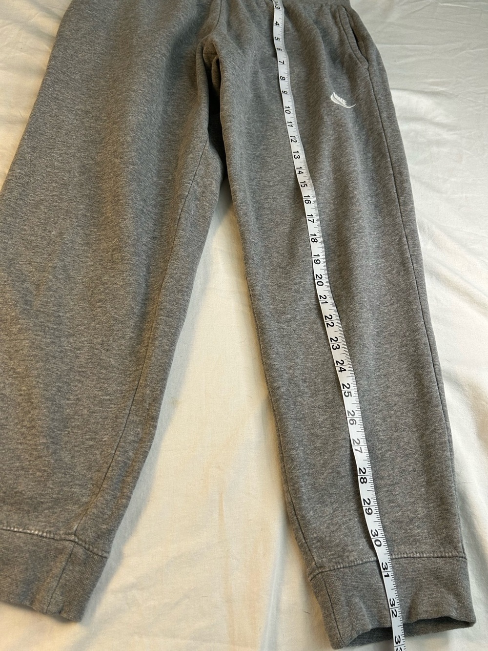 Nike Girls Large Gray Jogger Sweatpants